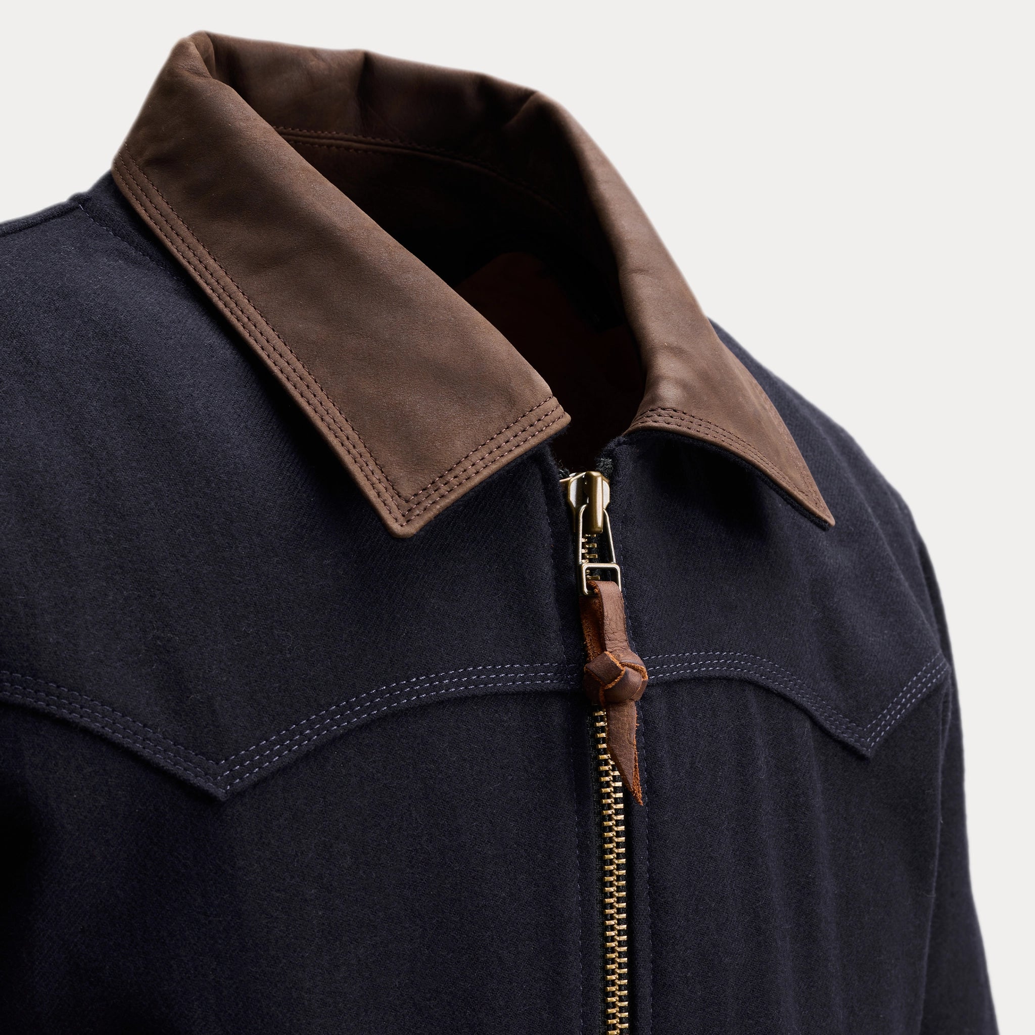 BOMBER GAUCHO JACKET - Navy