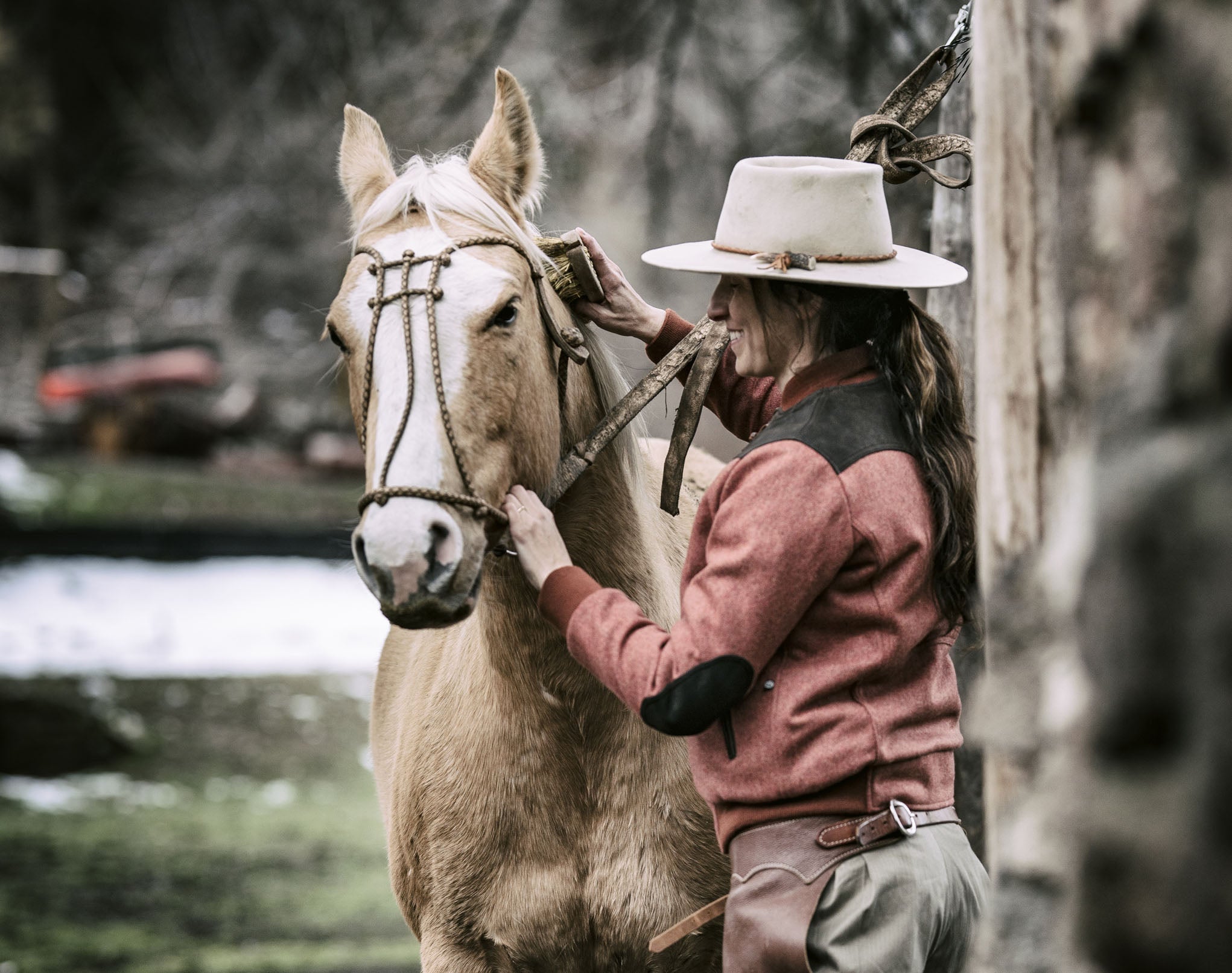 Bomber Jacket - Merino wool and leather
