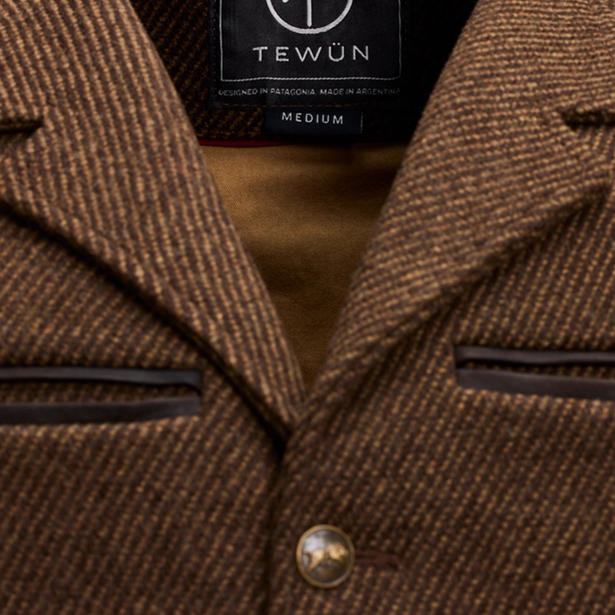 PATRON VEST - Bison and Dark Brown Sarga