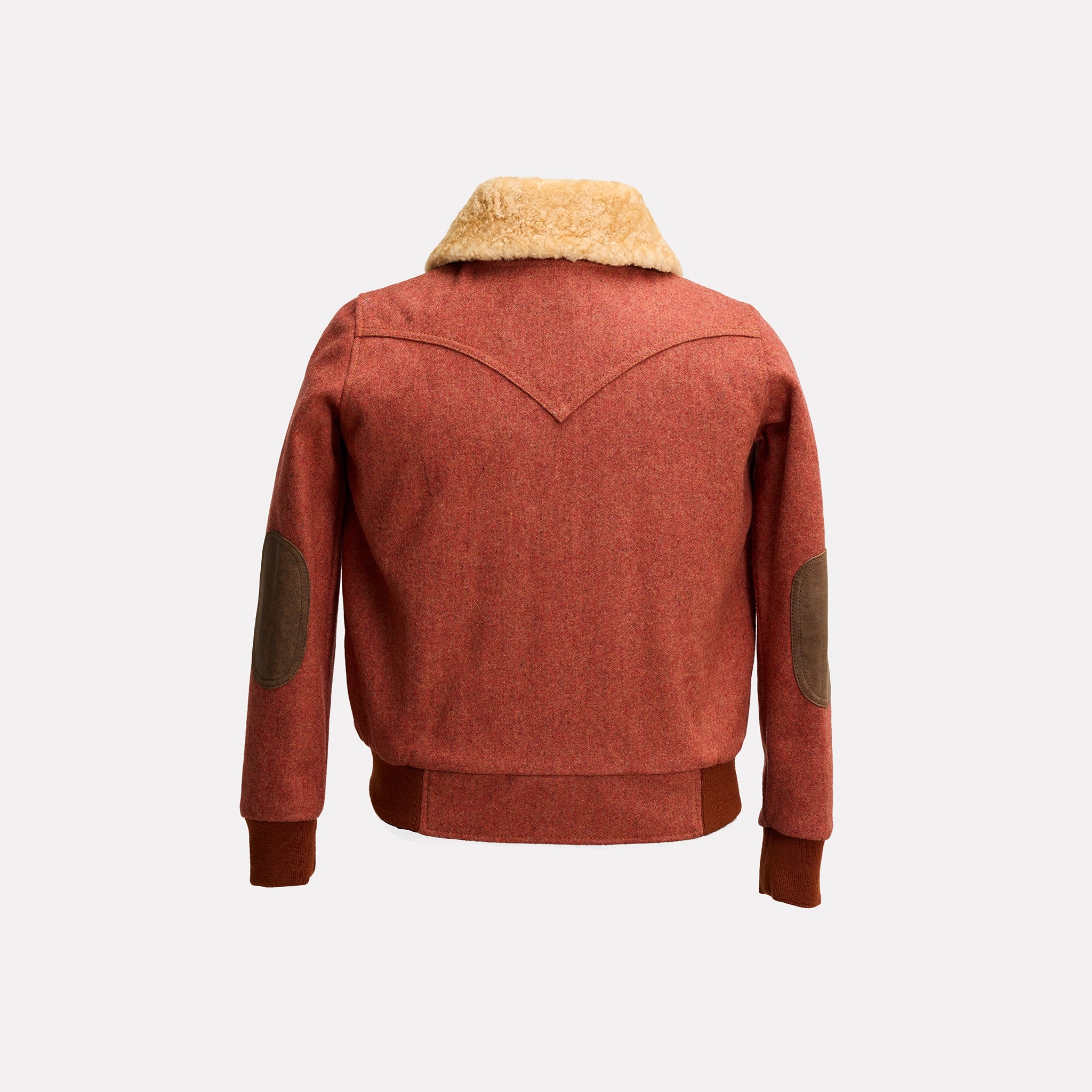 BOMBER LAMB COLLAR JACKET - Lenga