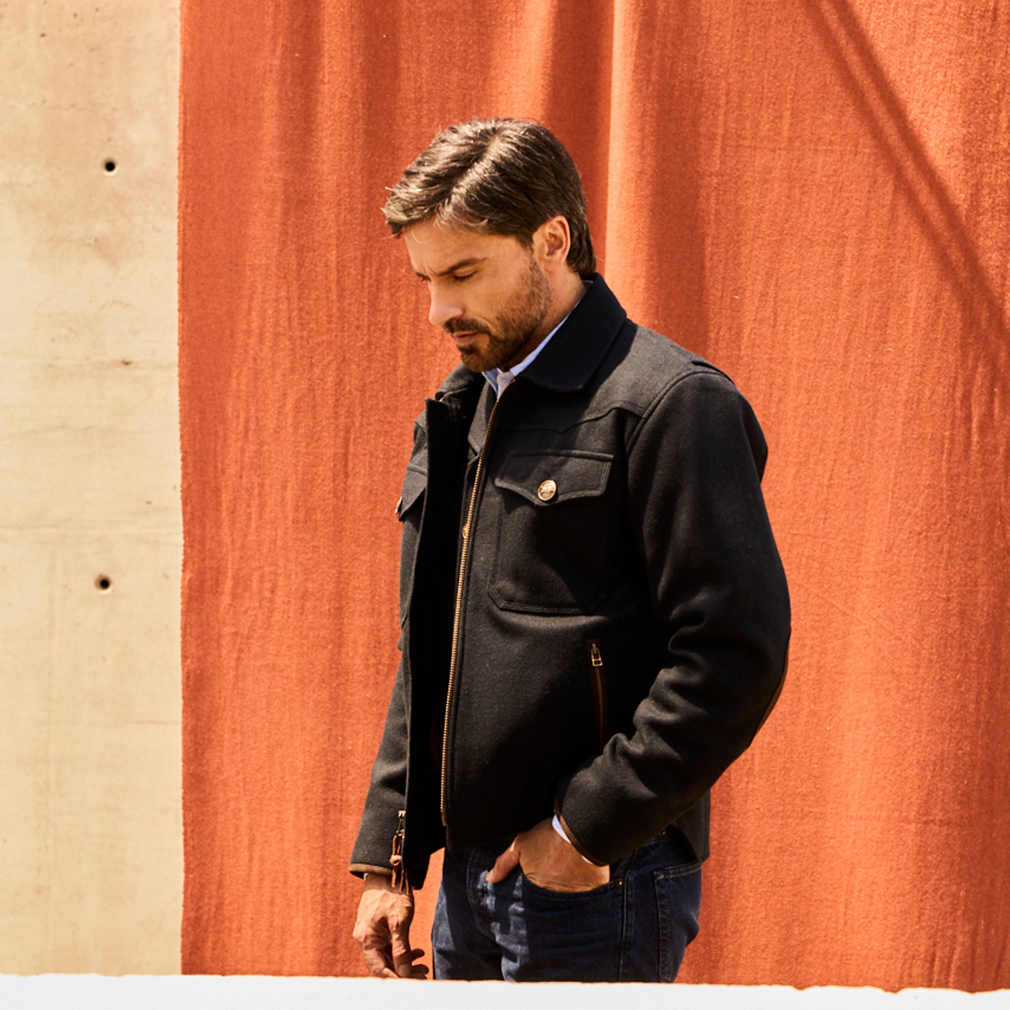GAUCHO JACKET - Navy
