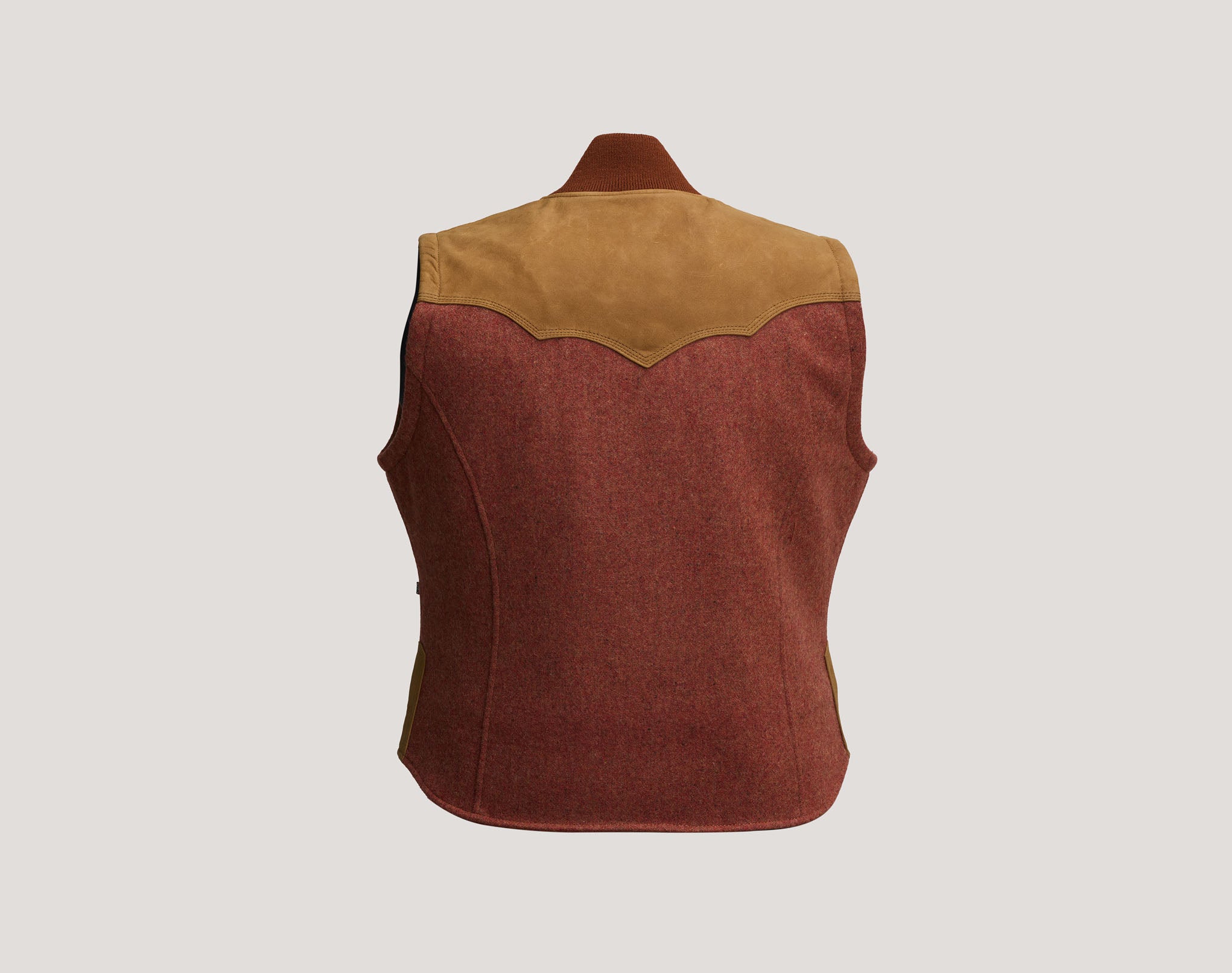 Pionero Vest - Merino wool and Cowhide Leather