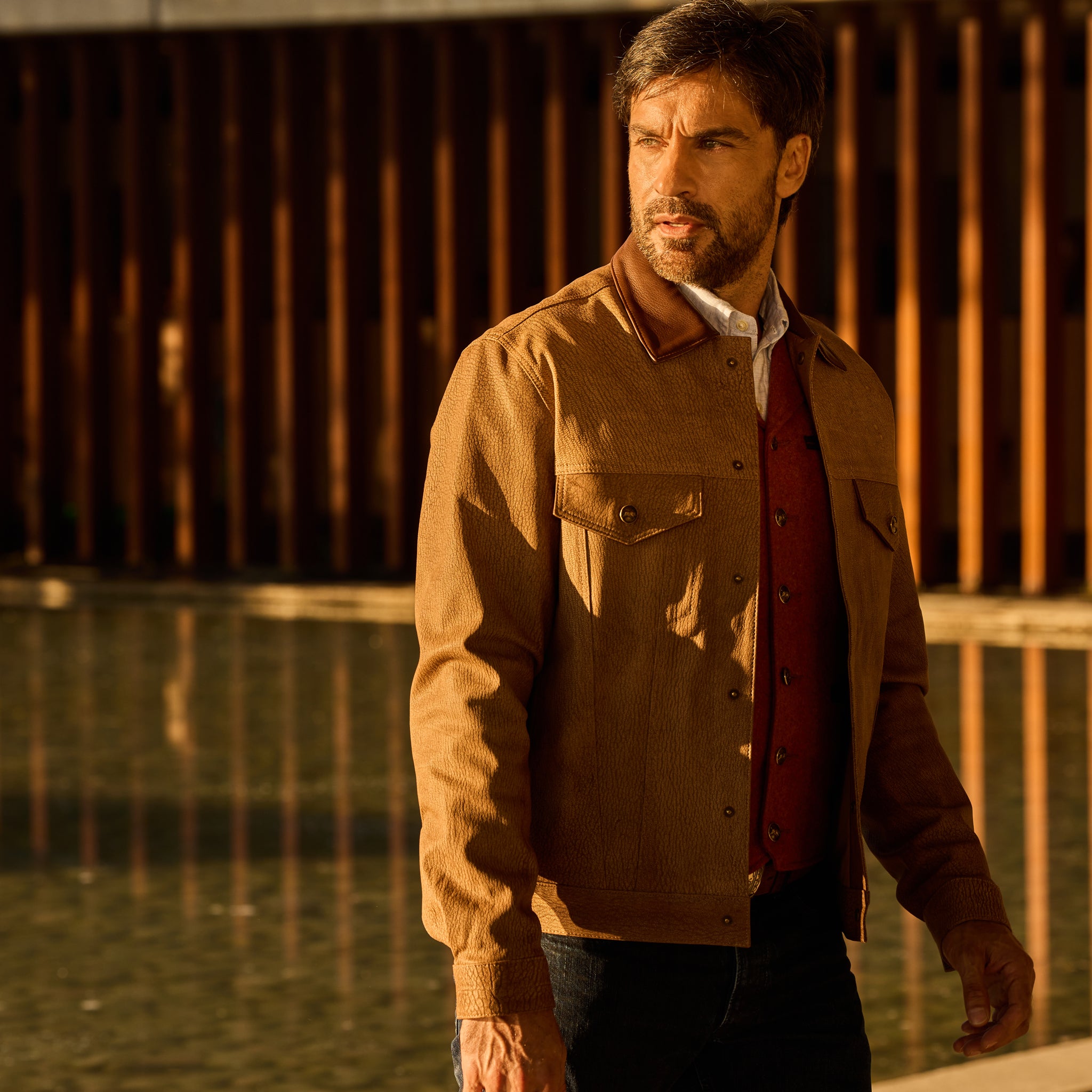 TRUCKER JACKET - Goat