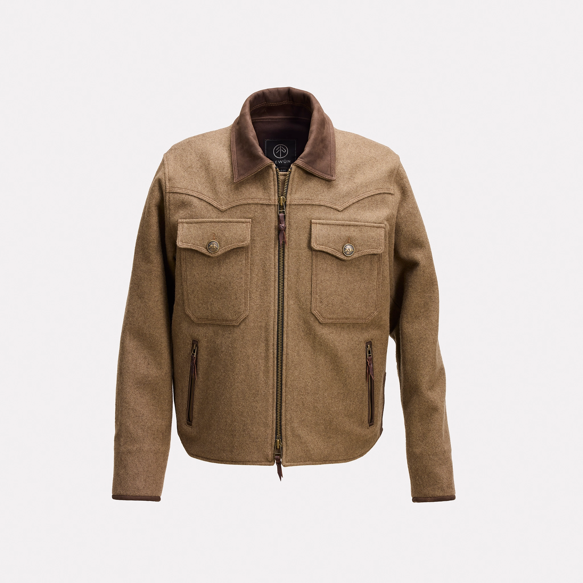 GAUCHO JACKET -  Bison