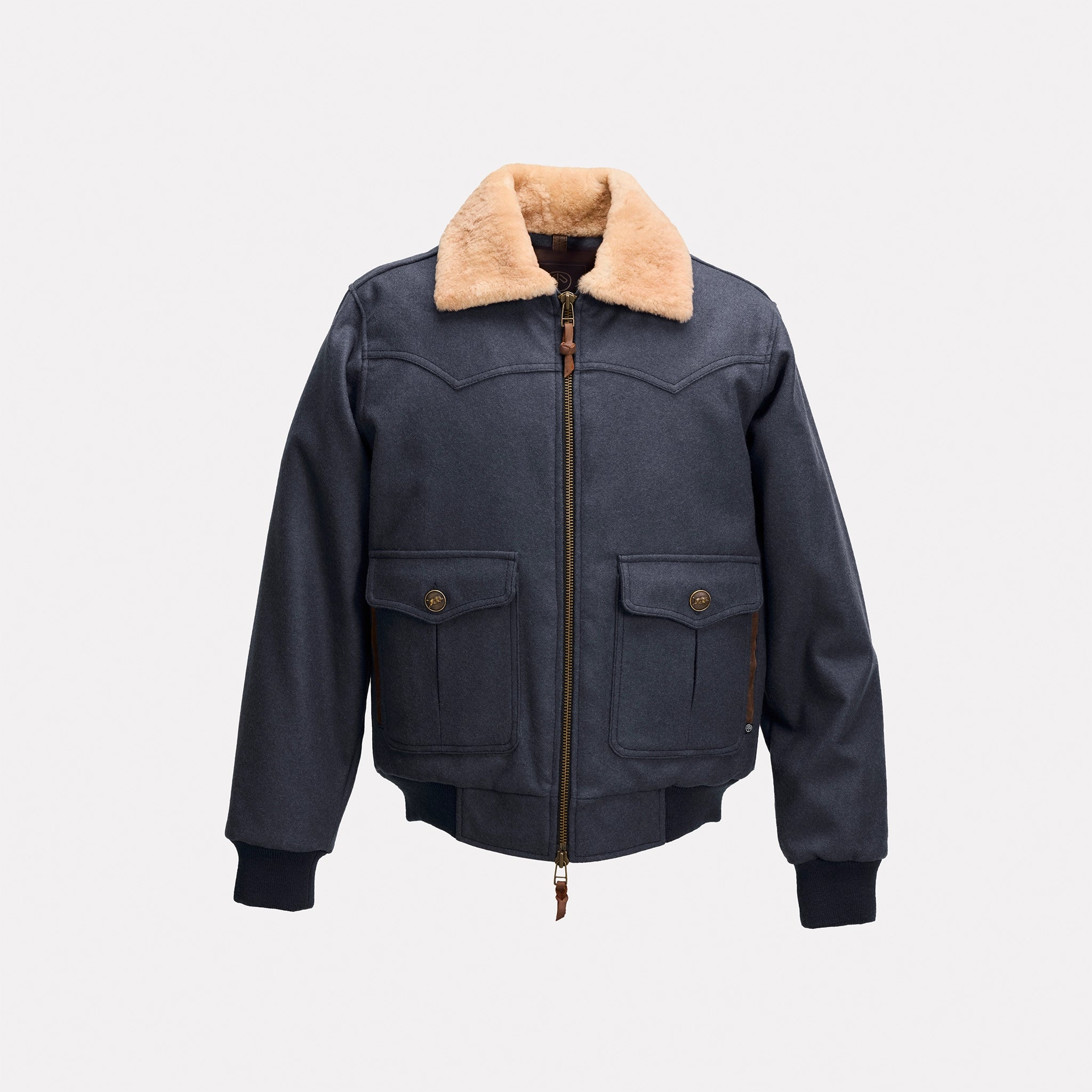Jacket BOMBER LAMB COLLAR Aero