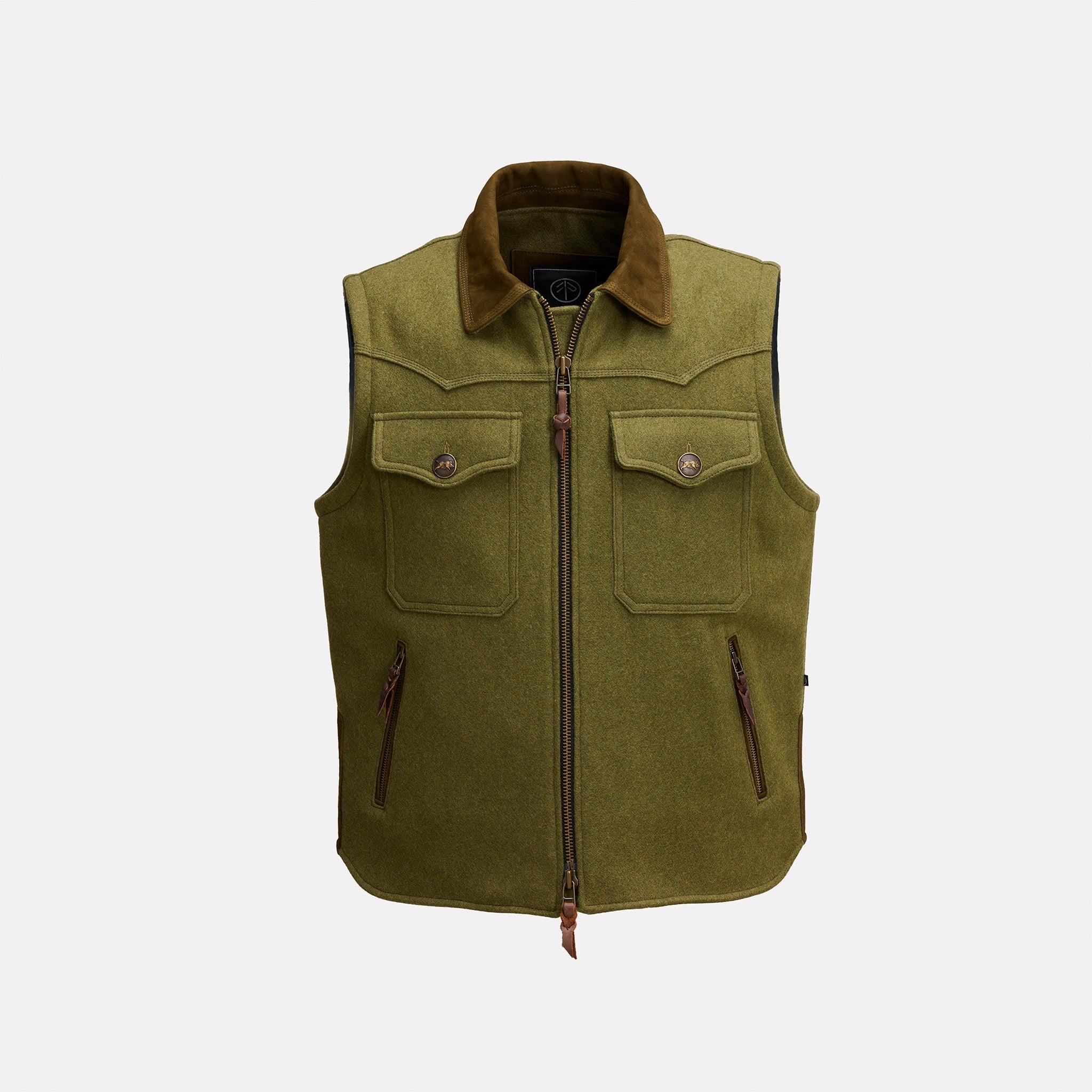 GAUCHO VEST - Green Tewün
