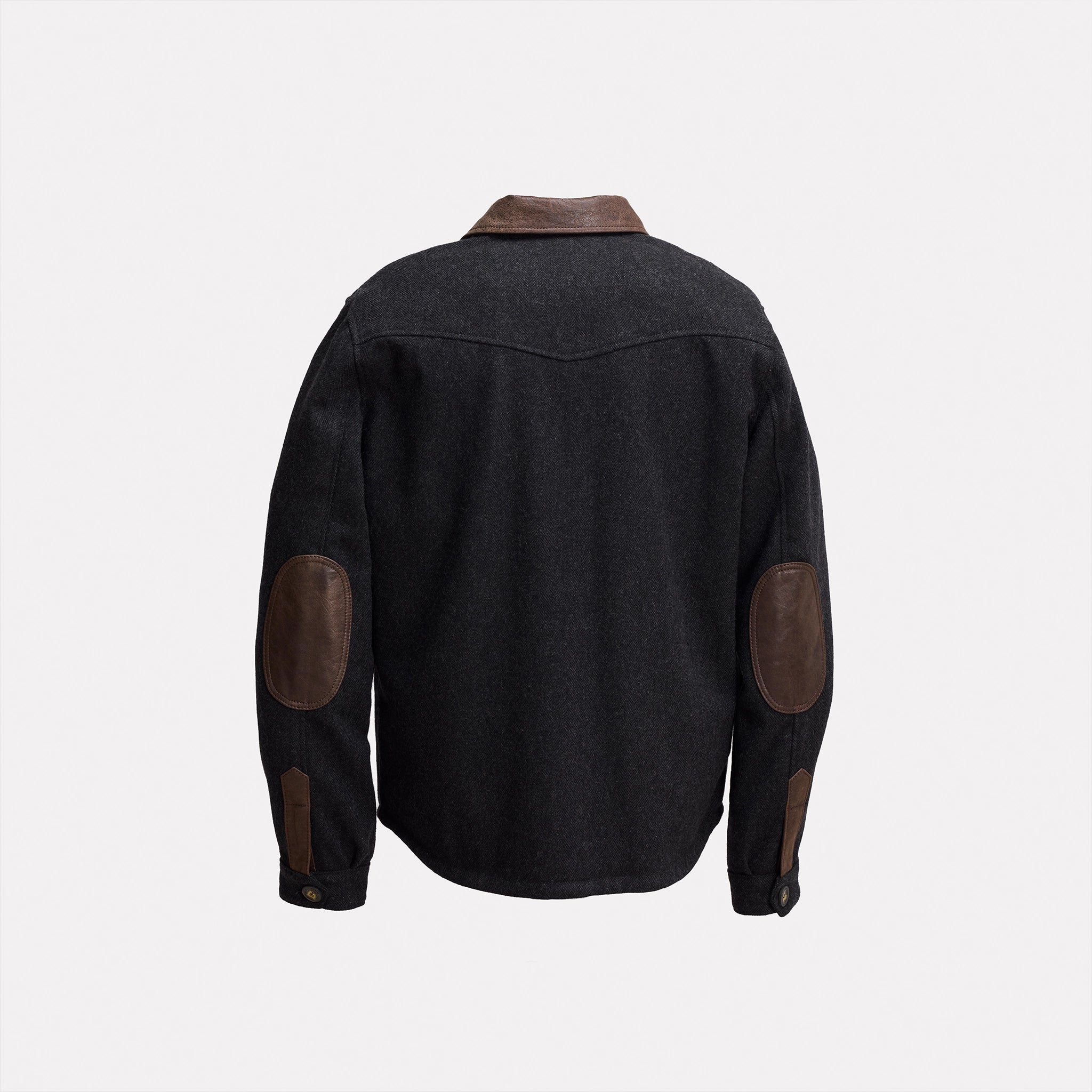 TEWÜN JACKET -  Dark Gray Herringbone _C