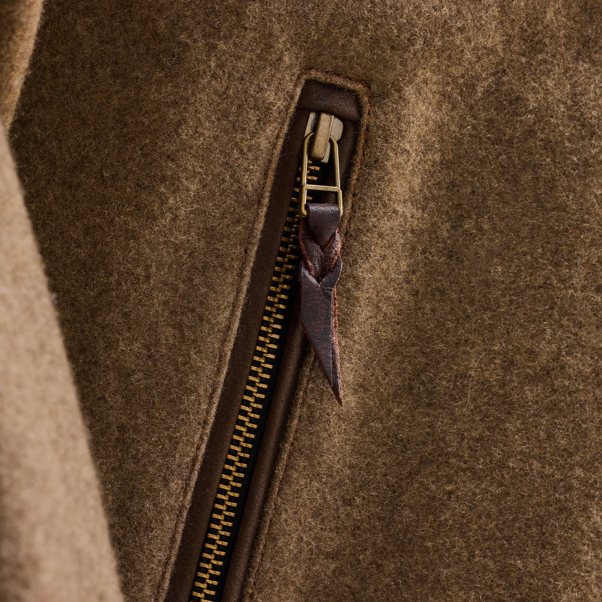 GAUCHO JACKET -  Bison