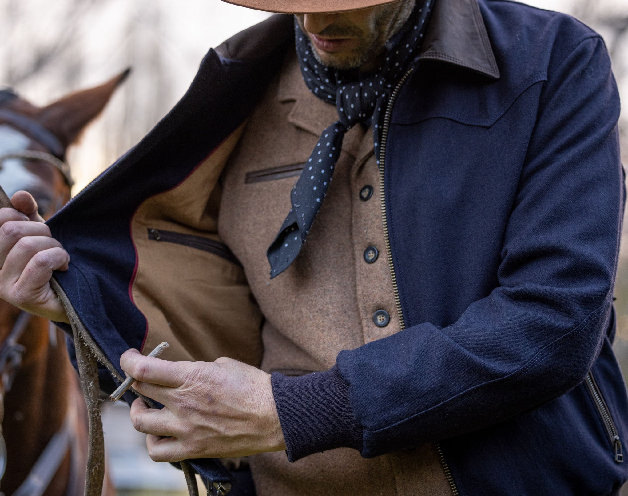 Bomber Jacket Gaucho - Wool