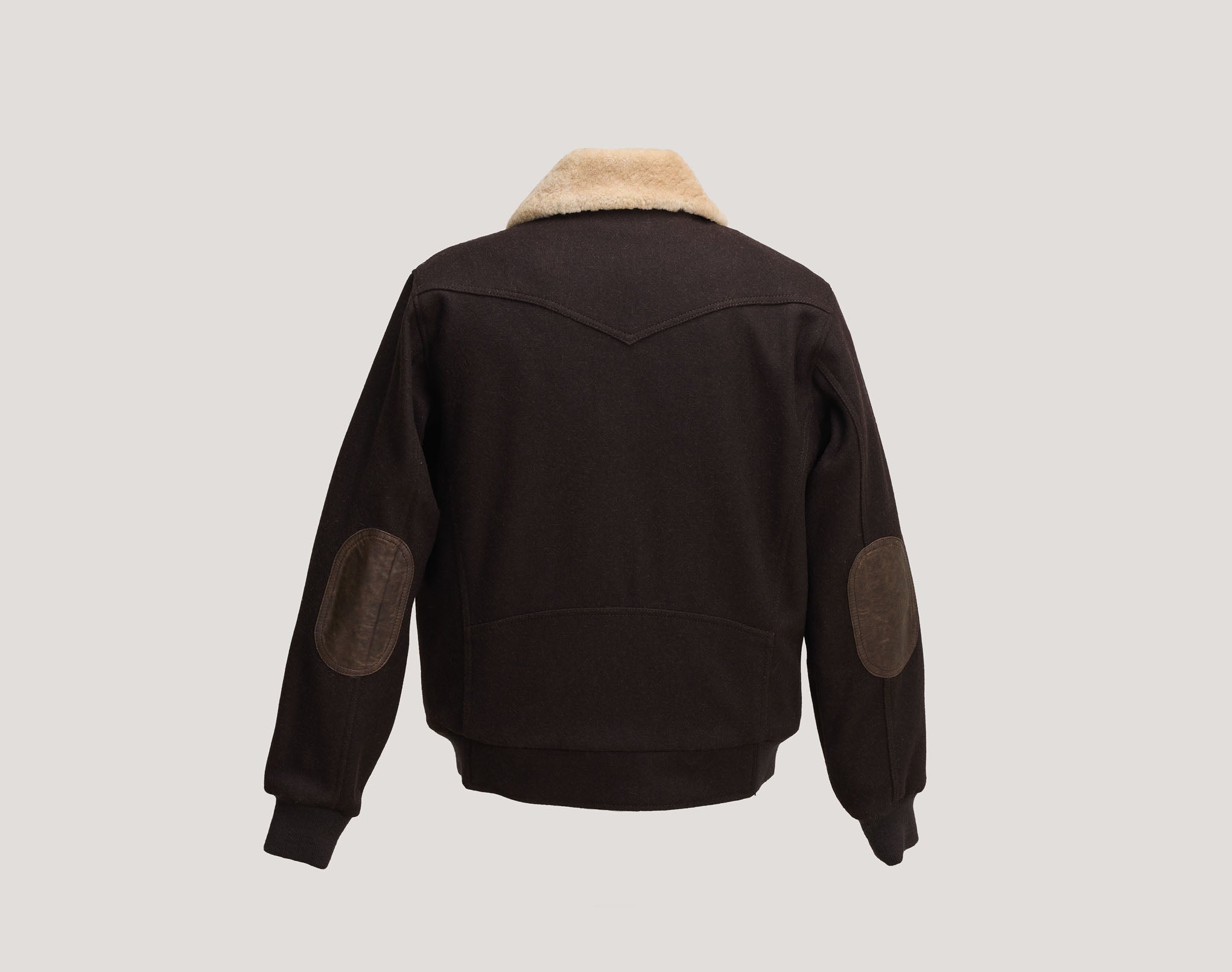 Bomber Jacket - Wool and lambskin collar (W)