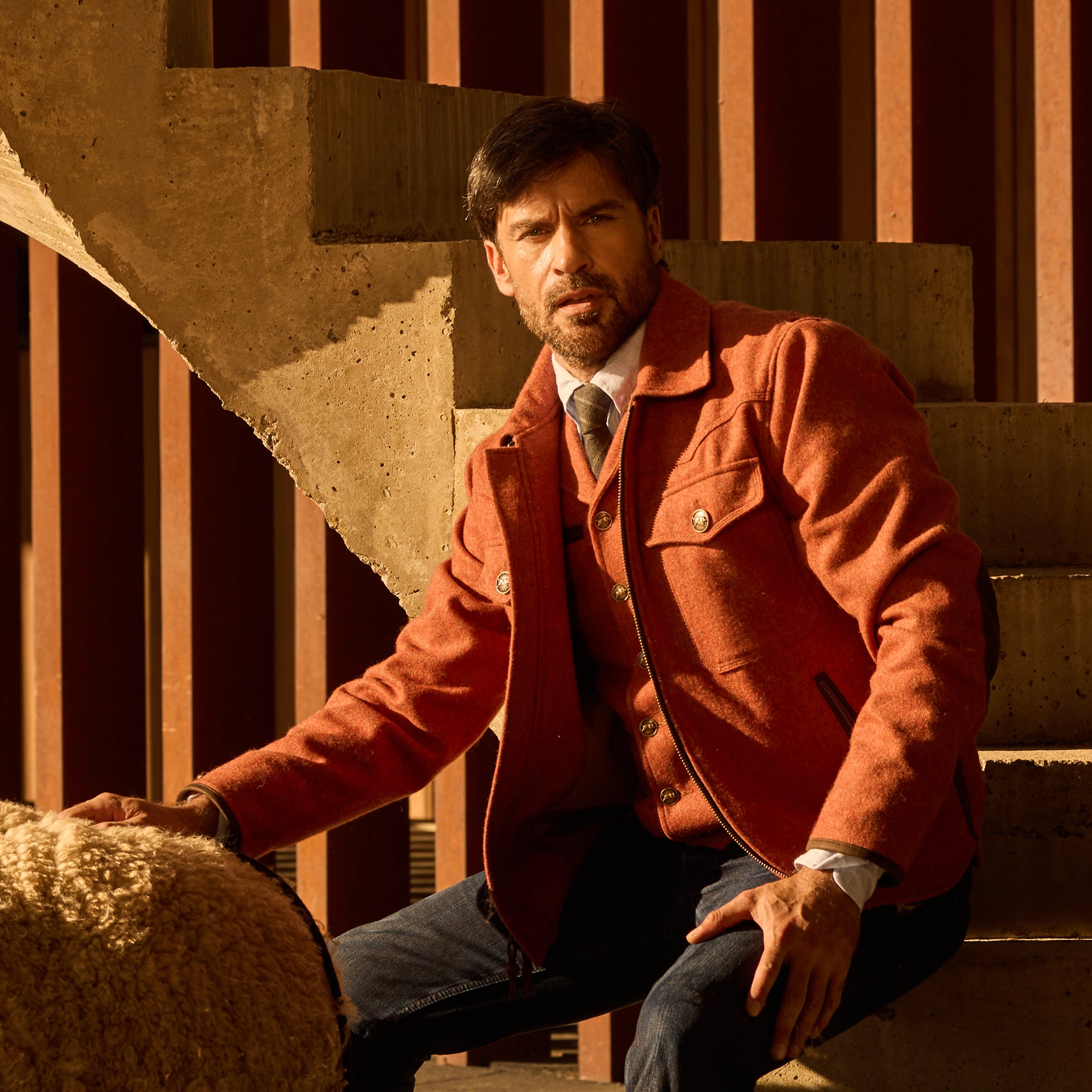 GAUCHO JACKET -  Lenga