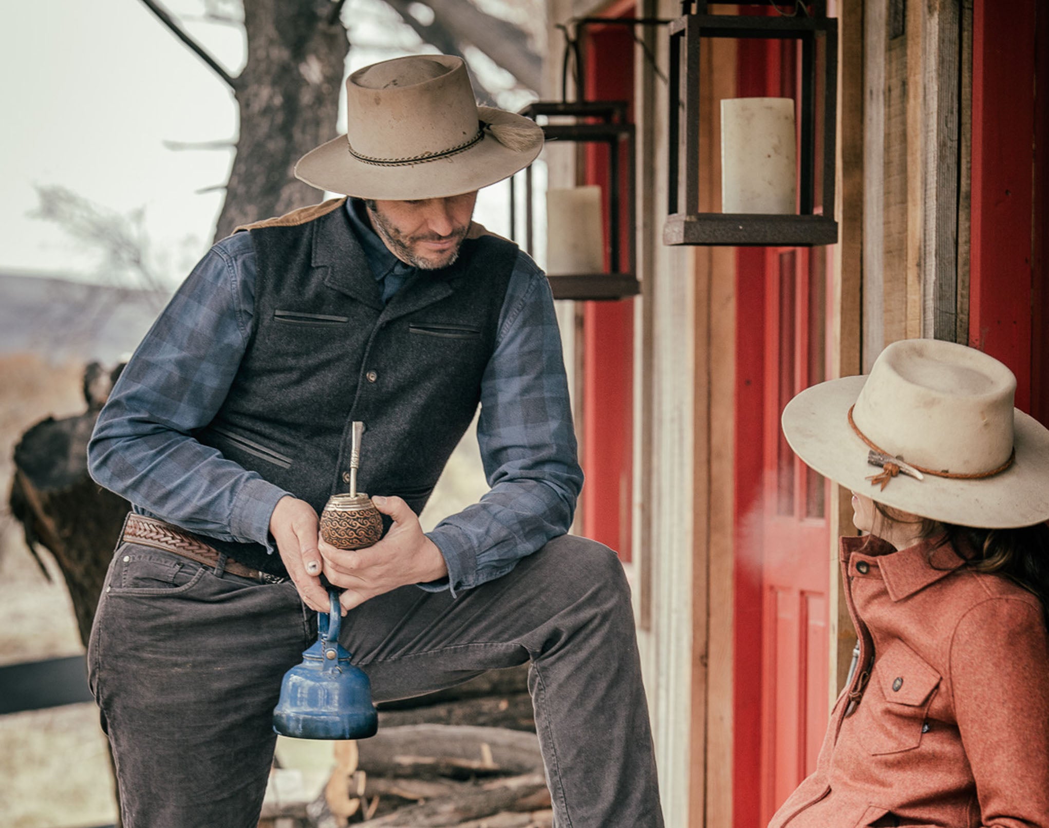 Patron Vest - Wool and gabardine